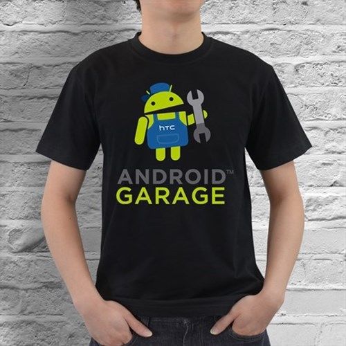 New Android Garage Mens Black T-Shirt Size S, M, L, XL, XXL, XXXL