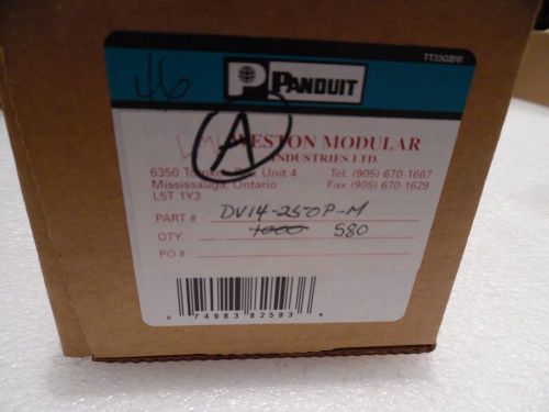 Panduit dv14-250p-m piggyback disconnect 16–14 awg, 250 x .032 tab size  new 580 for sale
