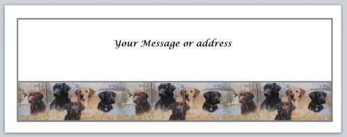30 Personalized Return Address Labels Dogs Buy 3 get 1 free (ct248)