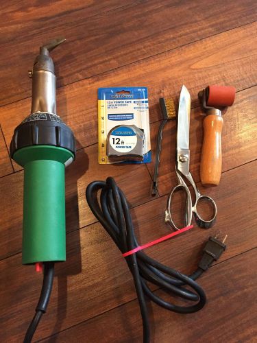 Leister triac s 20mm 60° nozzle  seam roller 12&#039; tape scissors nozzle brush for sale