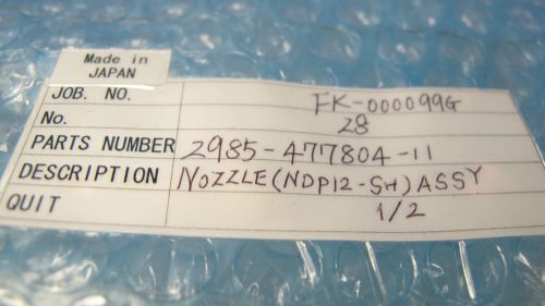 TOKYO ELECTRON LIMITED 2985-477804-11 NOZZLE (ndp 12-sh) ASSY.