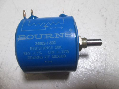 BOURNS 3400S-1-503 POTENTIOMETER *NEW OUT OF BOX*