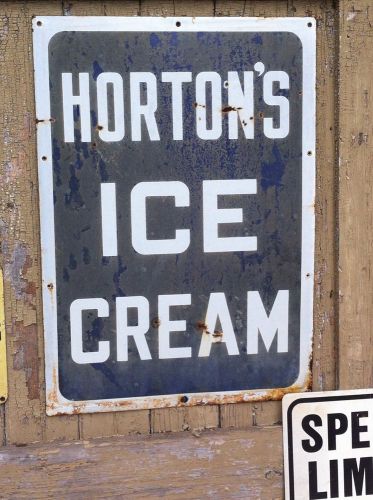 Vintage Metal Ice Cream Sign