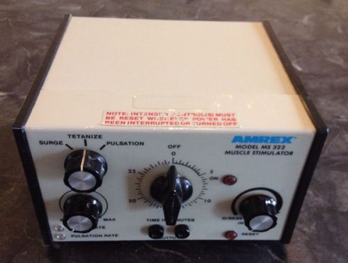 Amrex ms322 single channel 2 pad therapy muscle stim unit #2 for sale