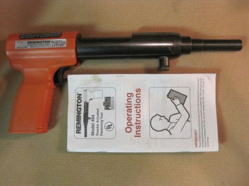 Remington model 494 &amp; 479 powder actuated tools with accessories.