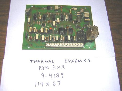 Thermal Dynamics circuit board for PAK 3XR plasma cutter  9-4189 or 114X67