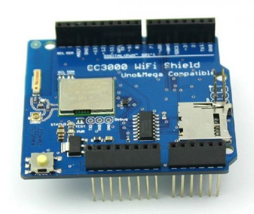 Cc3000 wifi shield with sd slot for arduino r3 mega 2560 for sale