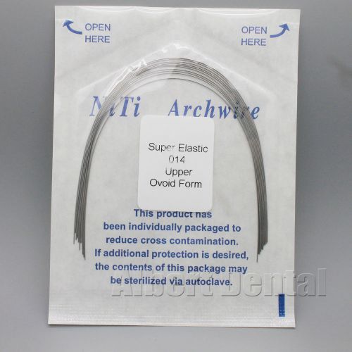 1 bag supper elastic niti arch dental orthodontic wire(round) 014 upper for sale