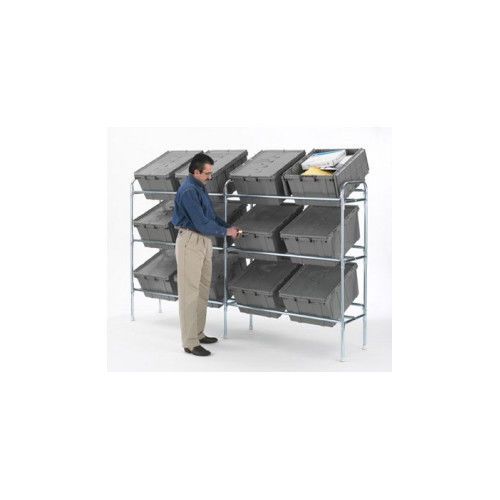 Charnstrom Double Wide Triple Tote Rack