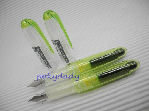 3pcs Pilot SPN-20F Petit 1 fine nib Fountain pen Green(Japan)