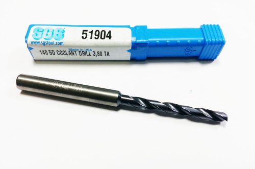 3.80mm SGS Carbide 5xD TiALN Coolant Thru Coated Drill 51904 (N 908)