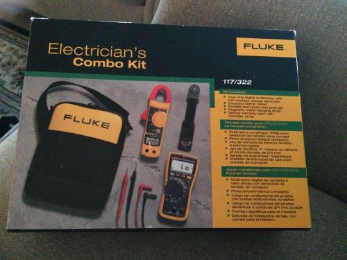 Fluke electricians combo kit 117/322 for sale