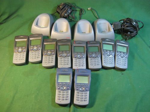 Lot of (10) ASCOM i 75 MESS- Robust Medic Mobile Handset *AS-IS PARTS*  #2375
