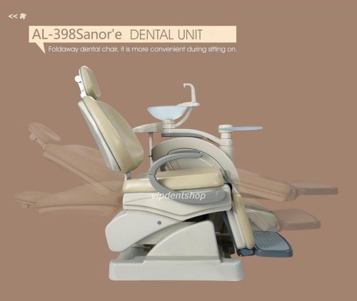 Computer Controlled Dental Unit Chair FDA CE Approved AL-398Sanor&#039;e Soft Leather