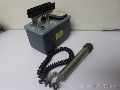 Used Baird Atomic G.M. Survey Meter &amp; Probe, 0-1 MR/HR and 0-500 CPM, Model 420