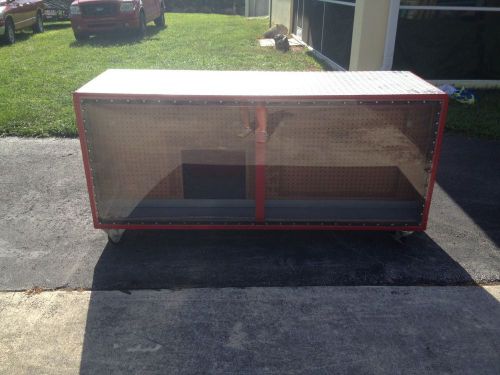 Display case, aluminum, portable, counter. for sale