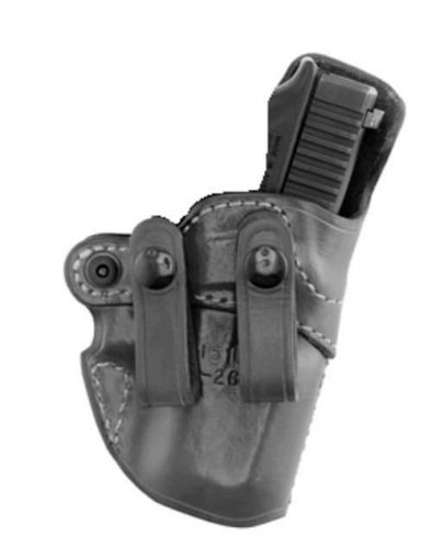 Aker 151 D.E.A. IWB Holster BLACK Plain RH Unlined Glock 26 27 H151BPRU-GL2627