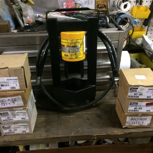 Parker karrykrimp portable hydraulic 30 ton hose crimper package 82c-080 for sale