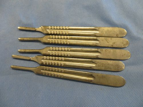LOT OF 5 Aesculap BB84 Scalpel Handle #4