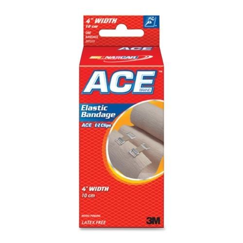 Ace Elastic Bandage with Clips - 4&#034; - 1 - Beige - MMM207313