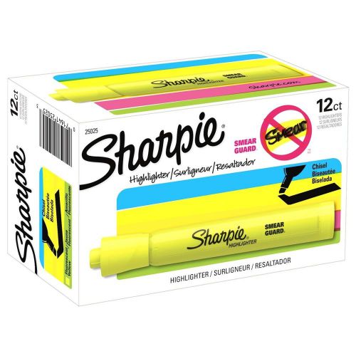 Sharpie accent tank-style highlighters, fluorescent yellow..by sharpie  ooo for sale
