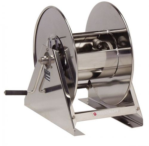 Reelcraft hs18000 m hose reel 1/2&#034;x200&#039; 3000 psi stainless steel for oil-no hose for sale
