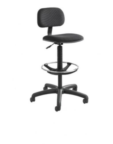 Safco products company height adjustable drafting chair with footring black for sale
