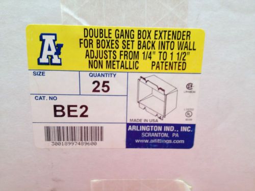 BE2 Double Gang Box Extenders (25 count)