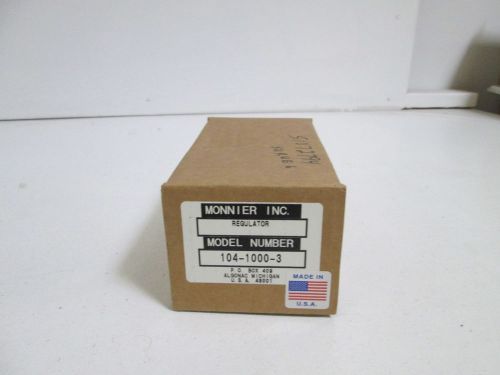 MONNIER INC. REGULATOR 104-1000-3 (AS PICTURED) *NEW IN BOX*