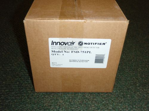 Notifier FSD-751PL Duct Smoke Detector, Complete *Brand New* NOS - NIB