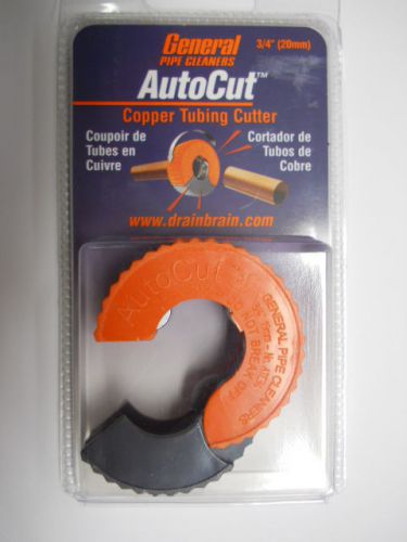 General autocut 3/4&#034; copper tubing cutter atc 34 for sale