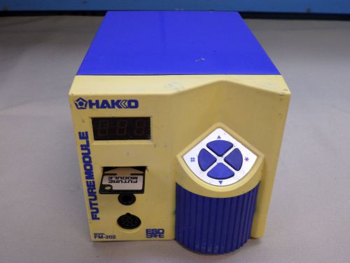 Hakko FM-202 Soldering Station with Control Card  - TESTED  FM202 FREE SHIPPING