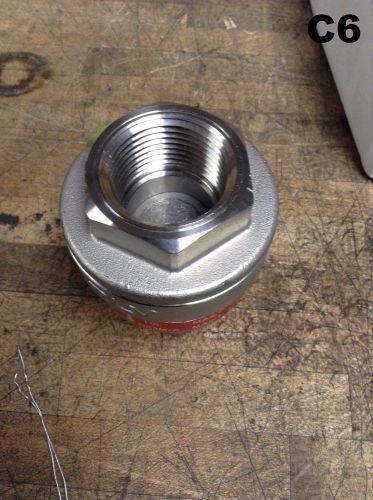 Tlv ck3m-a 1&#034; scs13 stainless steel check valve-spring loaded disc-type-nib for sale