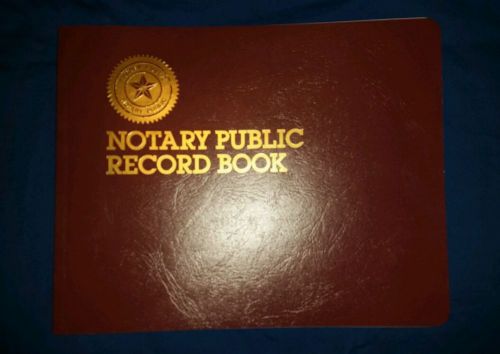 Notary Public Record Book BRAND NEW