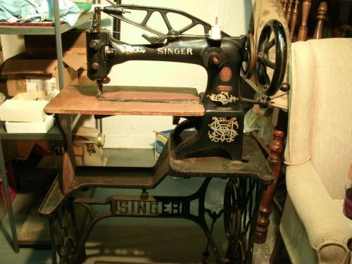 1927 singer 29k51 industrial cylinder arm sewing machine. leather patcher cobble for sale