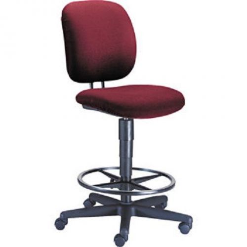 Hon comfortask burgundy swivel task stool for sale