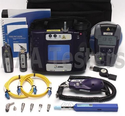 Jdsu hd2-p2-v sm fiber test inspection &amp; cleaning kit p5000 ols-35 mp-60 hd2 for sale