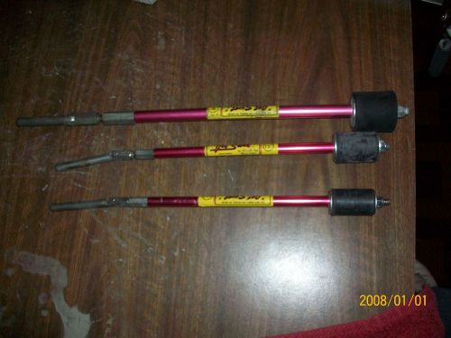 Lot of 3 jet swet plumbing tools  2&#034;, 1 1/2&#034;, &amp; 1 1/4 for sale