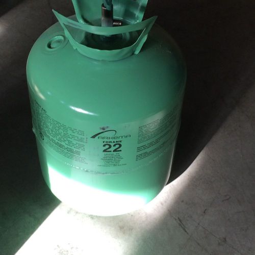 R22 freon refrigerant 30 lb. cylinder - tank - r22 used open for sale