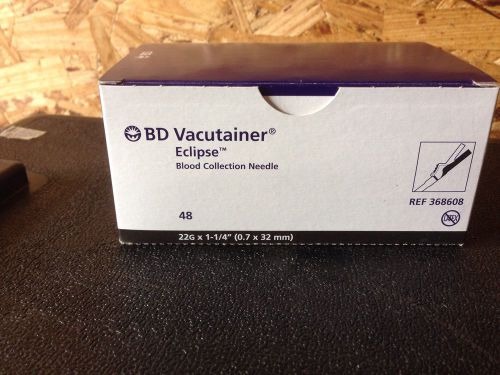 BD VACUTAINER ECLIPSE BLOOD COLLECTION NEEDLES 22G 48/Box EXP 2017