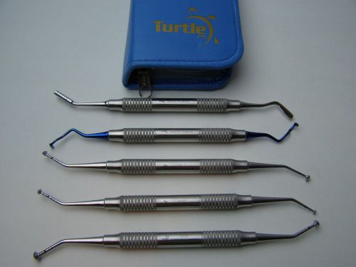 Dental Advance SINUS Set of 5 pieces Mirror Finish Dental,Instruments