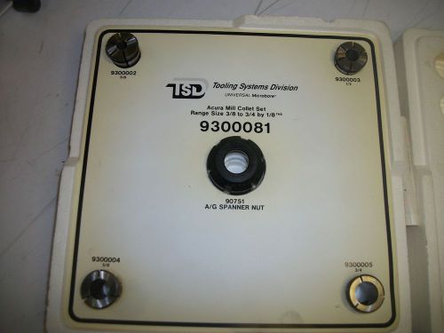 TSD universal microbore collet set