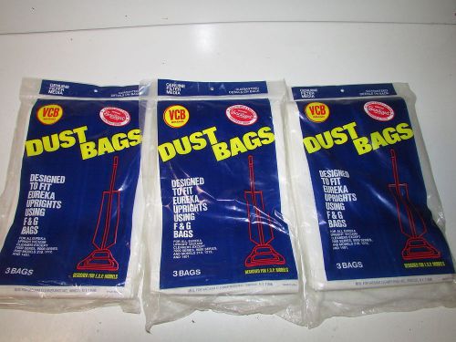 VCB Eureka Sanitized Vacuum Cleaner Dust Bags -3 Packs – Total of 9 bags