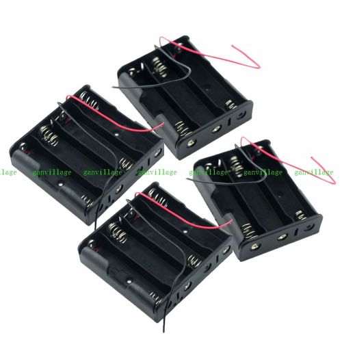 4 Pcs Battery Box Case For 3x 4x 18650 Battery Series Smart Car Power Arduino