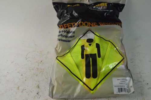 PIP Safety Gear Vest Ansi Class 2 Vest #302-0500-Yel-M 6 Pockets Zipper Closure