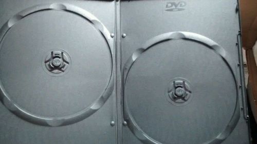 49 Black Double DVD CD slim Cases 7MM