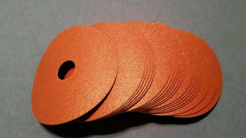 4 1/2&#034; x 7/8 80 Grit Resin Fiber Sanding Disc, Aluminum Oxide 20 Pieces