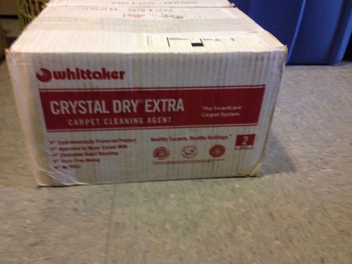 Whittaker Crystal Dry extra carpet cleaning solution. Case 24 bottles 12oz each
