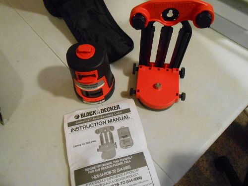 Black and Decker Crossfire BDL 310S auto leveling laser