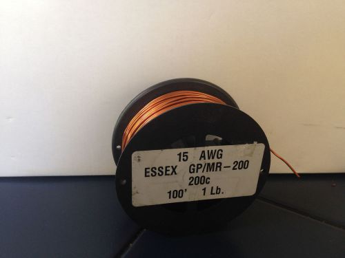 Copper wire - 15 AWG Essex GP/MR-200 100&#039; 1 lb